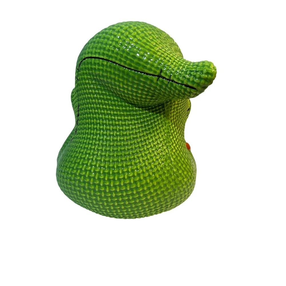 Disney Nightmare Before Christmas Oogie Boogie Ceramic Candy Dish Green 11 Inch‎